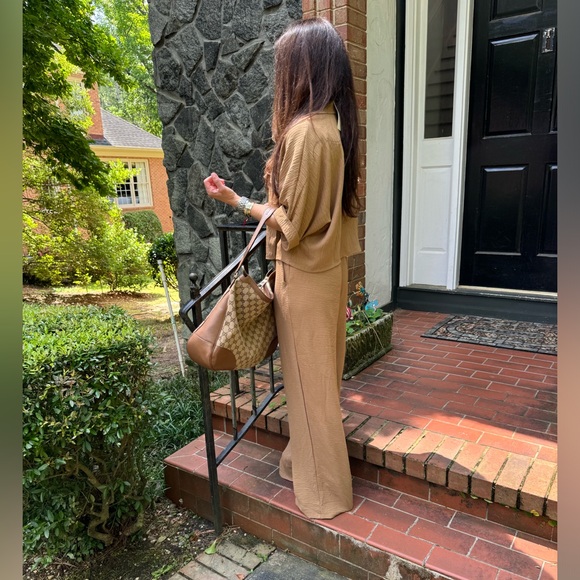 37 Made In France Top and Wide Leg Pant Set - Picture 4 of 5